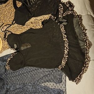 LOT of 4 Nighties & 1 Teddy